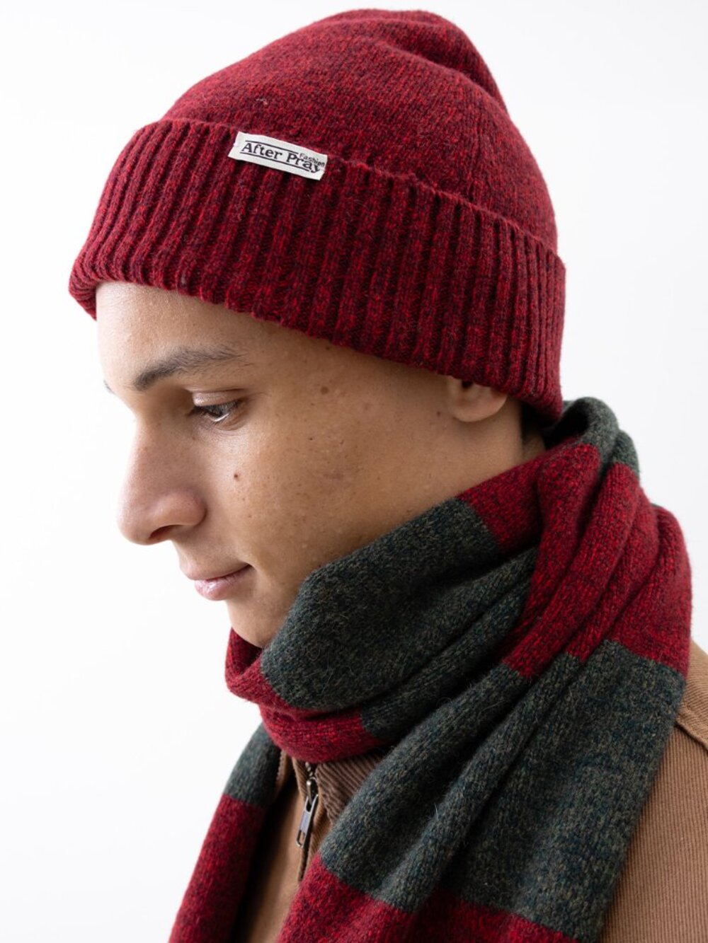 NWT After Pray Intarsia Libbed Holiday Beanie